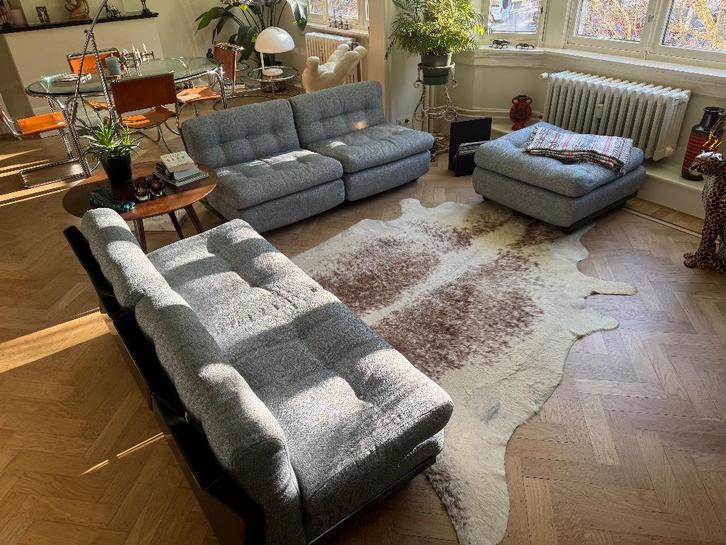 B&B Italia - Amanta - Mario Bellini - 1974, Maison & Meubles, Canapés | Salons, Comme neuf, Synthétique, Tissus, Enlèvement