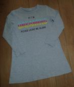 Chemise de nuit gris clair avec imprimé (146), Comme neuf, Fille, Vêtements de nuit ou Sous-vêtements, Enlèvement ou Envoi