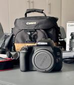 Canon EOS 200D DSLR + 18-55mm Kitlens. Hele set als nieuw, Ophalen of Verzenden, Zo goed als nieuw, Canon