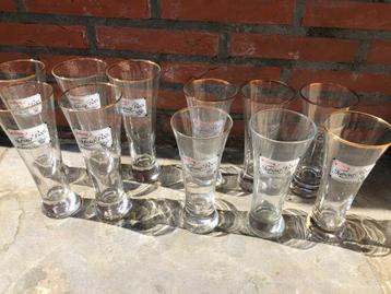 11 verres à bière Tuborg Beer Copenhagen Denmark - 18 ou 20, Enlèvement ou Envoi