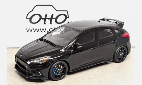 Ford Focus RS MK3 Zwart OT950 OTTO 1/18 Nieuw, Hobby en Vrije tijd, Modelauto's | 1:18, Nieuw, Auto, OttOMobile, Ophalen of Verzenden