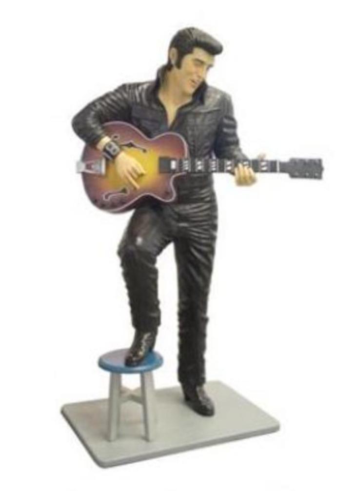 Elvis Presley avec guitare - 190 cm, Collections, Statues & Figurines, Neuf, Enlèvement