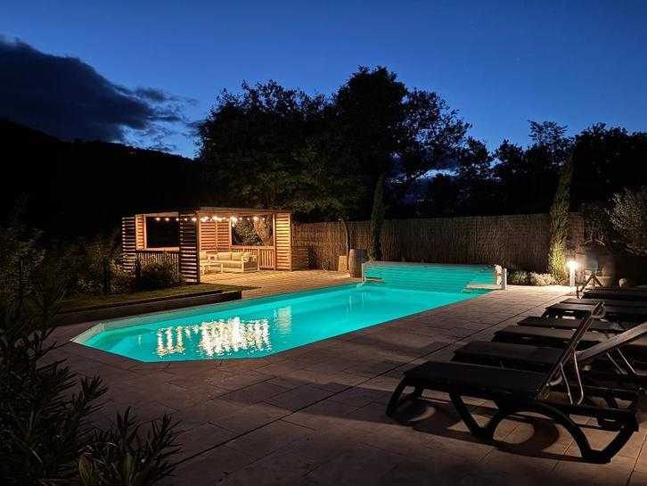 Te huur vanaf 24/4/2026 villa Cristaux177 Vallon pont d’arc, Vakantie, Vakantiehuizen | Frankrijk, Ardèche of Auvergne, Landhuis of Villa