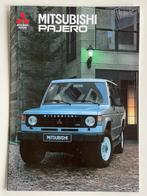 Brochure Mitsubishi Pajero, Comme neuf, Enlèvement ou Envoi, Mitsubishi, Mitsubishi