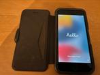 Apple iPhone 7 32 Go Noir + étui en cuir bruin, Télécoms, 32 GB, Noir, Utilisé, Sans abonnement