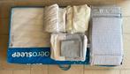 Matras aerosleep + Les Rèves d’Anaïs bekleding Sirene Grey, Ophalen, Zo goed als nieuw