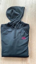Zwarte fleece met kap. Decathlon, maat 40, Taille 38/40 (M), Enlèvement ou Envoi, Kalenji, Autres types
