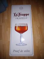 Plaque emaillee pub biere La Trappe emaillerie belge