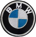 BMW strijk patch embleem logo - 60 x 60 mm, Auto diversen, Tuning en Styling, Ophalen of Verzenden