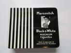 Blikken doos in blik Marcovitch Black & White Magnum Cigaret, Verzamelen, Ophalen