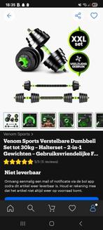 Gewichtenset dumbbell & barbell (verstelbaar), Sport en Fitness, Fitnessmaterialen, Ophalen, Zo goed als nieuw