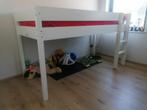 Halfhoogslaper Bopita - wit - 90x200, Huis en Inrichting, Slaapkamer | Bedden, Ophalen, 90 cm, Wit, Zo goed als nieuw