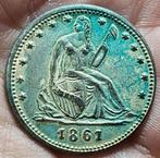 Demi-dollar 1861Seated Liberty Confederate REPICLA, Enlèvement ou Envoi, Monnaie en vrac, Amérique du Nord