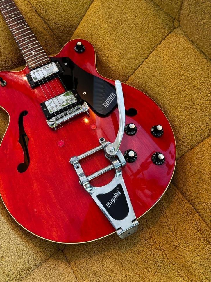 Gretsch 7609 broadkaster -  1976, Muziek en Instrumenten, Snaarinstrumenten | Gitaren | Elektrisch, Gebruikt, Semi-solid body
