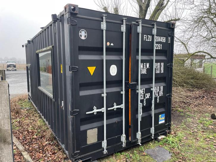 Tiny house zeecontainer 20ft, Caravans en Kamperen, Stacaravans, tot en met 2, Ophalen