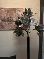 Vintage mid century lotus flower floorlamp, Ophalen, Gebruikt, Glas