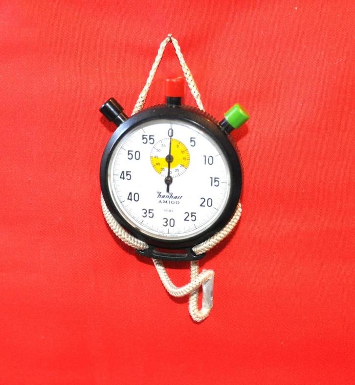 chronomètre hanhart amigo, Bijoux, Sacs & Beauté, Montres de sport, Utilisé, Noir, Enlèvement ou Envoi