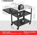 Chariot de jardin en acier inoxydable | LIVRAISON GRATUITE, Neuf, -, -, Autres types