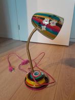 Leuke kleurrijke bureaulamp, Ophalen of Verzenden, Gebruikt, Metaal, Minder dan 50 cm