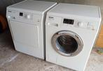 Jonge Miele set, 8 kilo wasmachine en condensdroger, 1200 à 1600 tours, Comme neuf, Chargeur frontal, Enlèvement