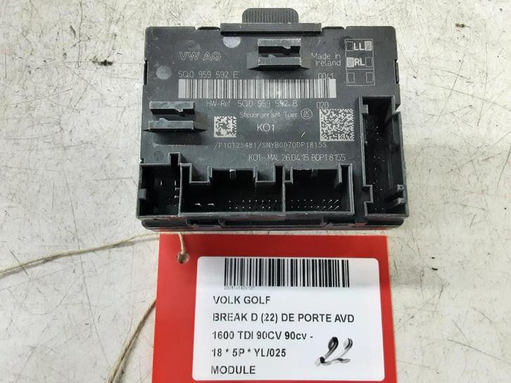 UNITE ELECTRONIQUE Golf VII Variant (AUVV) (5Q0959592B), Autos : Pièces & Accessoires, Électronique & Câbles, Volkswagen, Utilisé