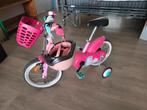 fiets voor meisjes 2 tot 4 jaar met bijhorende helm, Ophalen, Zo goed als nieuw