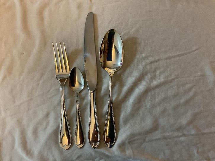 Bestek, Maison & Meubles, Cuisine | Couverts, Utilisé, Couverts en vrac, Argent, Enlèvement