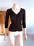 PATRIZIA PEPE Sleek & Chic - Ribbed Cardigan, Enlèvement ou Envoi, Taille 36 (S), Comme neuf, Patrizia Pepe