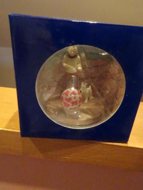 Kubusscène van Moulinsart - Kuifje-vliegenier - Hergé, Verzamelen, Stripfiguren, Zo goed als nieuw, Beeldje of Figuurtje, Kuifje