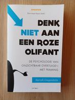 Denk niet aan een roze olifant - Framing - NIEUW, Livres, Psychologie, Enlèvement ou Envoi, Neuf, Psychologie sociale, Sarah Gagestein