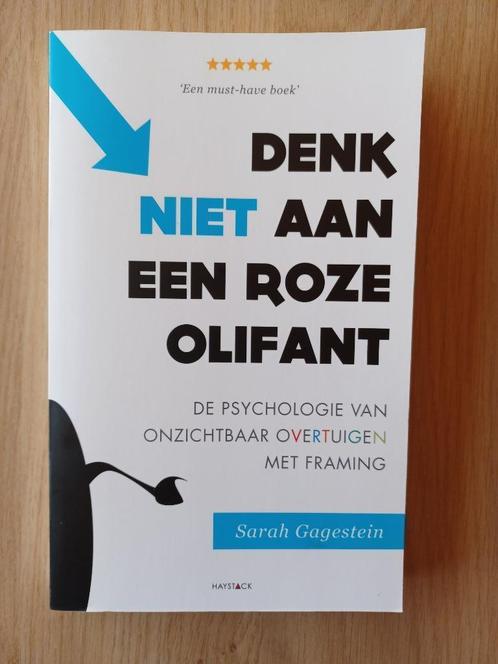 Denk niet aan een roze olifant - Framing - NIEUW, Livres, Psychologie, Neuf, Psychologie sociale, Enlèvement ou Envoi