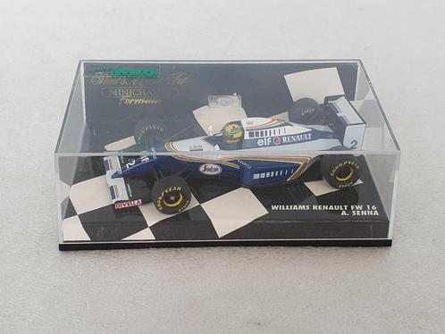 Minichamps Formula Williams Renault FW 16 Senna (1/43), Hobby en Vrije tijd, Modelauto's | 1:43, Gebruikt, Auto, MiniChamps, Ophalen of Verzenden