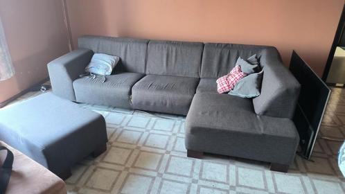 Gratis hoekzetel en poef, Huis en Inrichting, Zetels | Complete zithoeken, Gebruikt, Ophalen