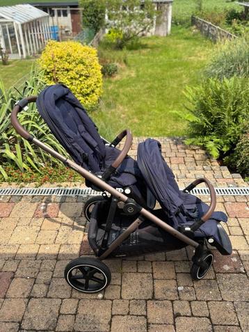 Gazelle cybex s tweeling buggy, Enlèvement, Utilisé, Poussette ou Buggy