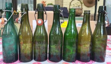 Anciennes bouteilles sérigraphiées 