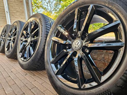 17" VW Passat Touran Beetle T-Roc winterset 7,5mm Conti TOP, Auto-onderdelen, Banden en Velgen, Banden en Velgen, Winterbanden