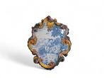 Delft, plaque faience polychrome,, Ophalen of Verzenden