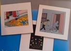 Tintin planches / tirés-à-part à collectionner, Antiek en Kunst, Kunst | Litho's en Zeefdrukken, Ophalen of Verzenden
