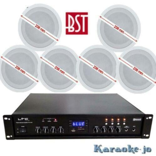 Muziek systeem met 6 x 30 Watt Plafond-speakers, Audio, Tv en Foto, Stereoketens, Nieuw, Speakers, Overige merken, Ophalen of Verzenden