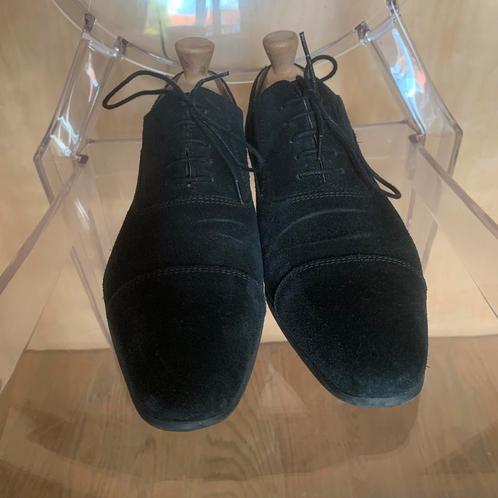 John Mac Grey zwarte suède schoenen 43, Kleding | Heren, Schoenen, Gedragen, Veterschoenen, Zwart, Ophalen of Verzenden