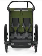 Thule Bicycle Trailer Chariot Cab 2 Cypres Green, Fietsen en Brommers, Fietsaccessoires | Buggydragers, Ophalen of Verzenden, Zo goed als nieuw