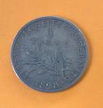 1 Fr zilver 1898 Derde Republiek, Postzegels en Munten, Munten | Europa | Niet-Euromunten, Frankrijk, Zilver, Losse munt