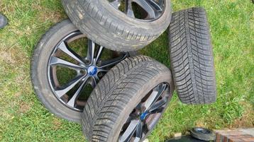 17" Ford velgen + banden 225/45R17 94V. (5x108) beschikbaar voor biedingen