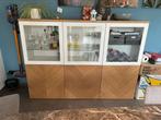 Ikea Besta met Hedeviken en LED verlichting, Ophalen, Met plank(en), Gebruikt, 100 tot 150 cm