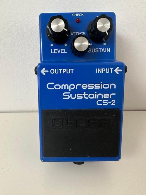 Boss CS-2 Compression Sustainer – Made in Japan, Muziek en Instrumenten, Effecten, Zo goed als nieuw, Compressor, Ophalen