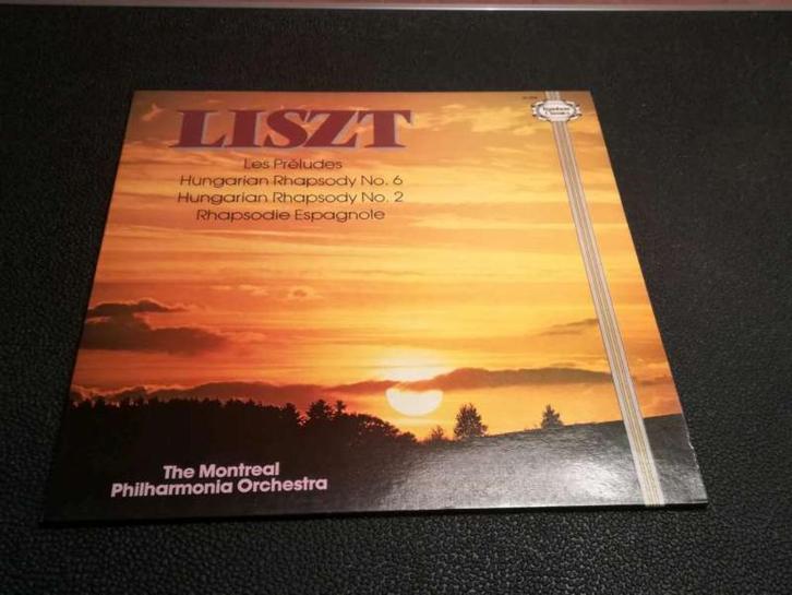 Elpee vinyl Liszt / The Montreal Philharmonia Orchestra, Cd's en Dvd's, Vinyl | Klassiek, Zo goed als nieuw, Orkest of Ballet