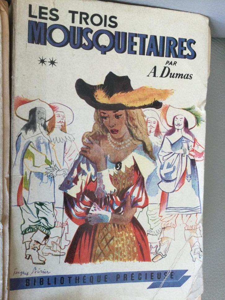 „DE 3 MUSKETIERS” A; DUMAS 193/"PETIT TROTT” 1924/COLLECTI, Antiek en Kunst, Antiek | Boeken en Manuscripten, Ophalen of Verzenden