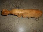Houten beeld salamander, Ophalen of Verzenden