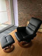 relax stoel met voet stoel, Maison & Meubles, Chaises, Autres matériaux, Enlèvement