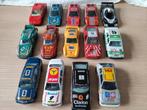 Lotje van 14 Burago auto's, Hobby en Vrije tijd, Modelauto's | 1:43, Ophalen of Verzenden, Gebruikt, Auto, Overige merken